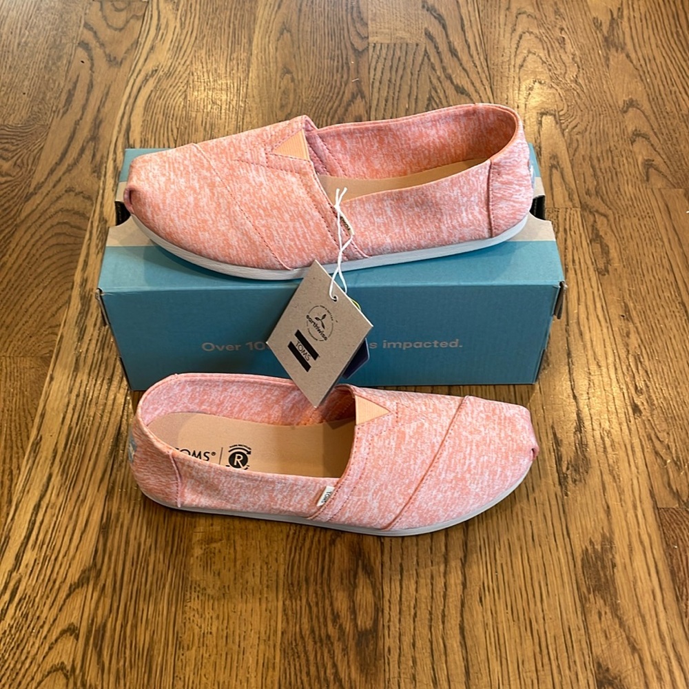 Tom’s Alpargata Apricot Repreve Melange Knit